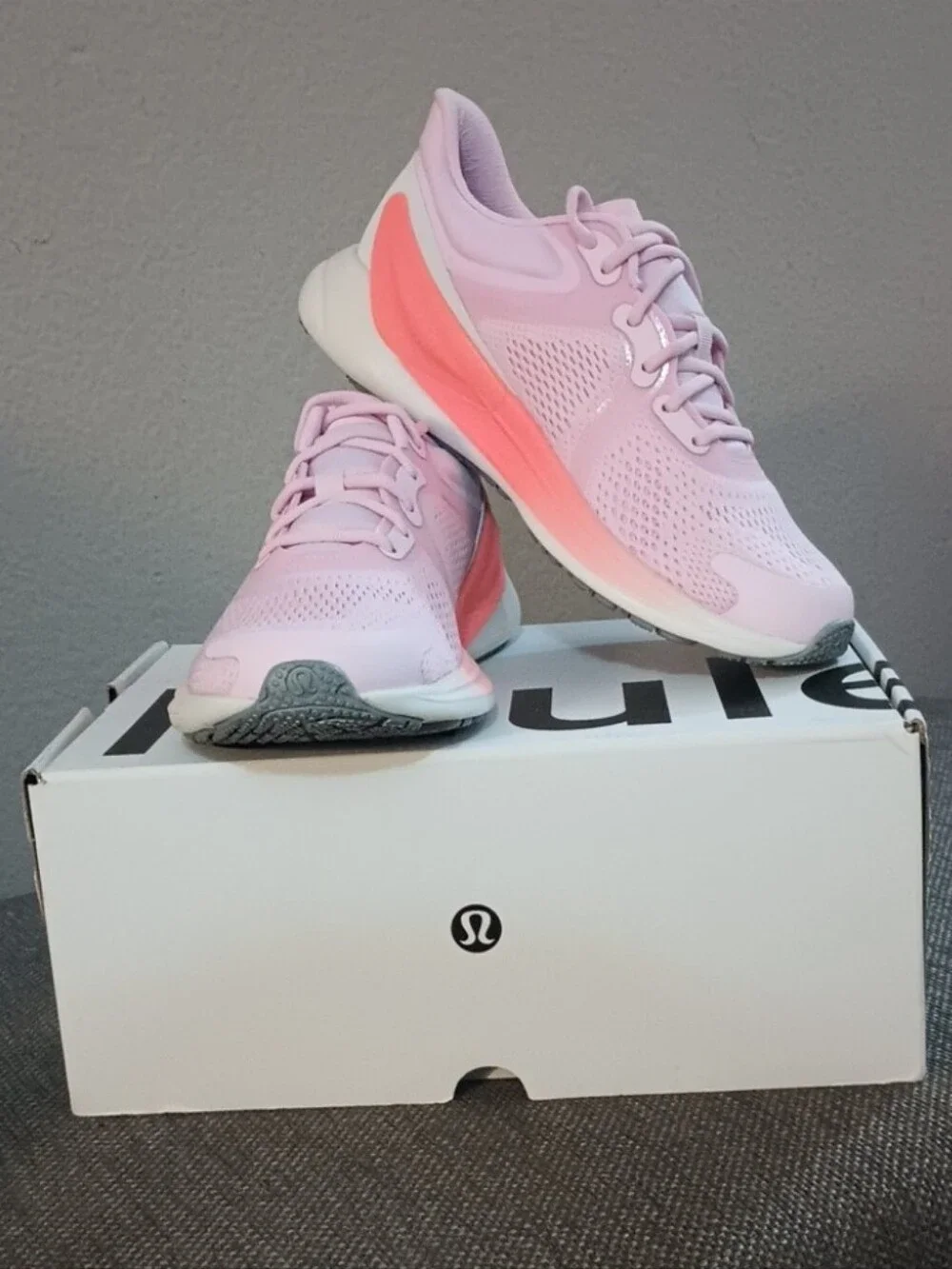 lululemon athletica Pink and Coral Womens Running Sneakers - Picture 10 of 10